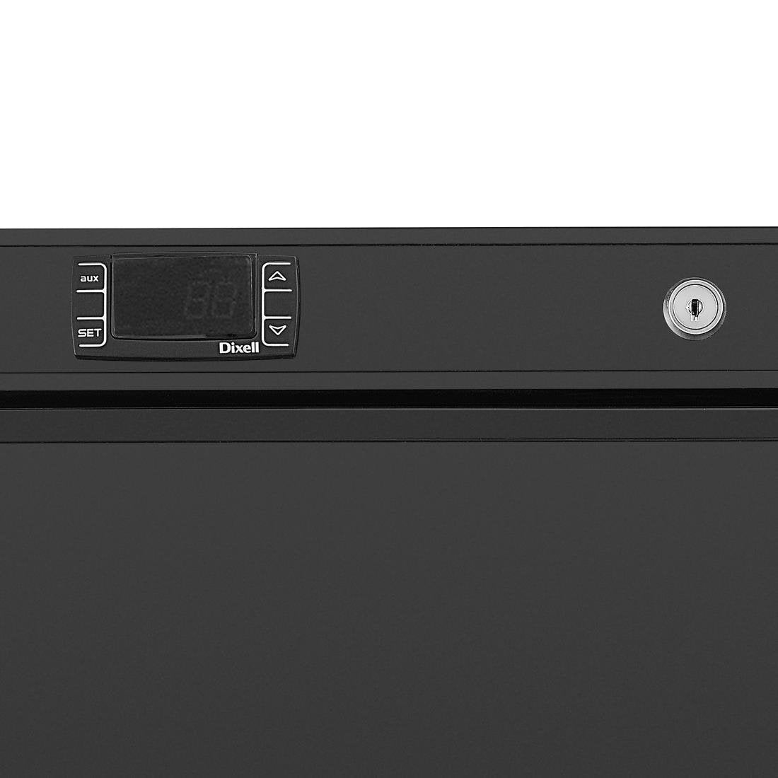 Armoire réfrigérée positive Nisbets Essentials noire 400L - NISBETS