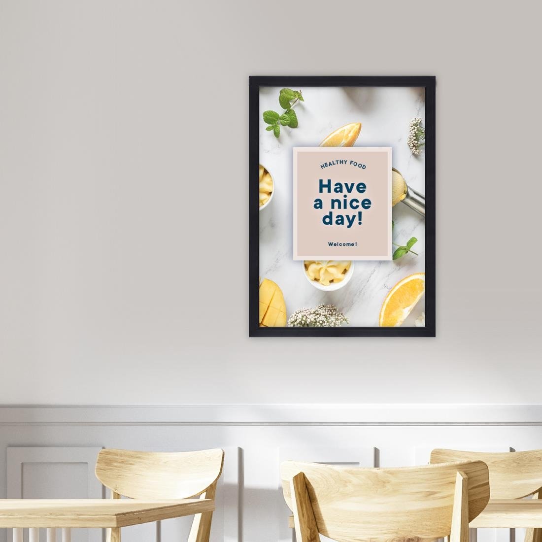 Cadre clipsable Europel A3 25mm noir mat