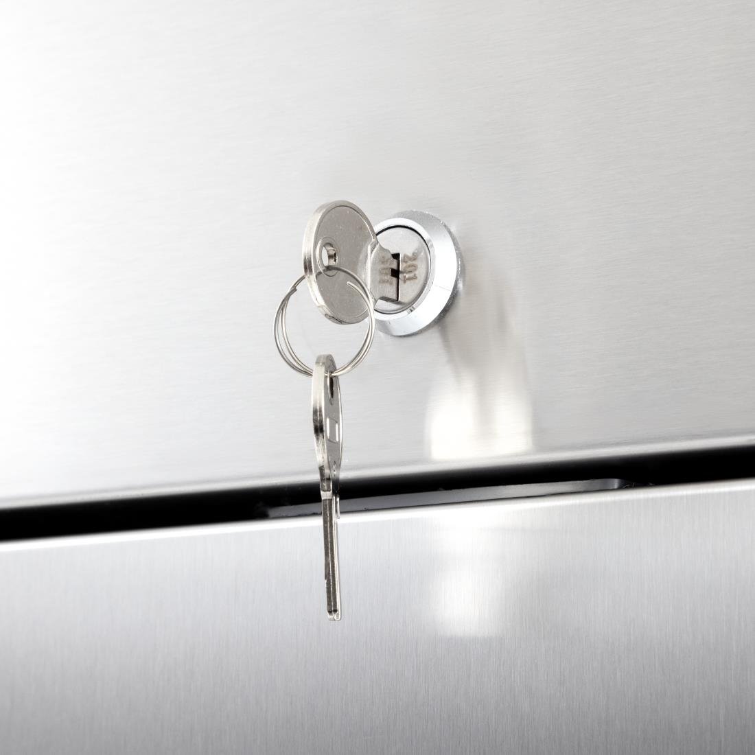 Vitrine réfrigérée négative double porte économe en énergie Polar Série U