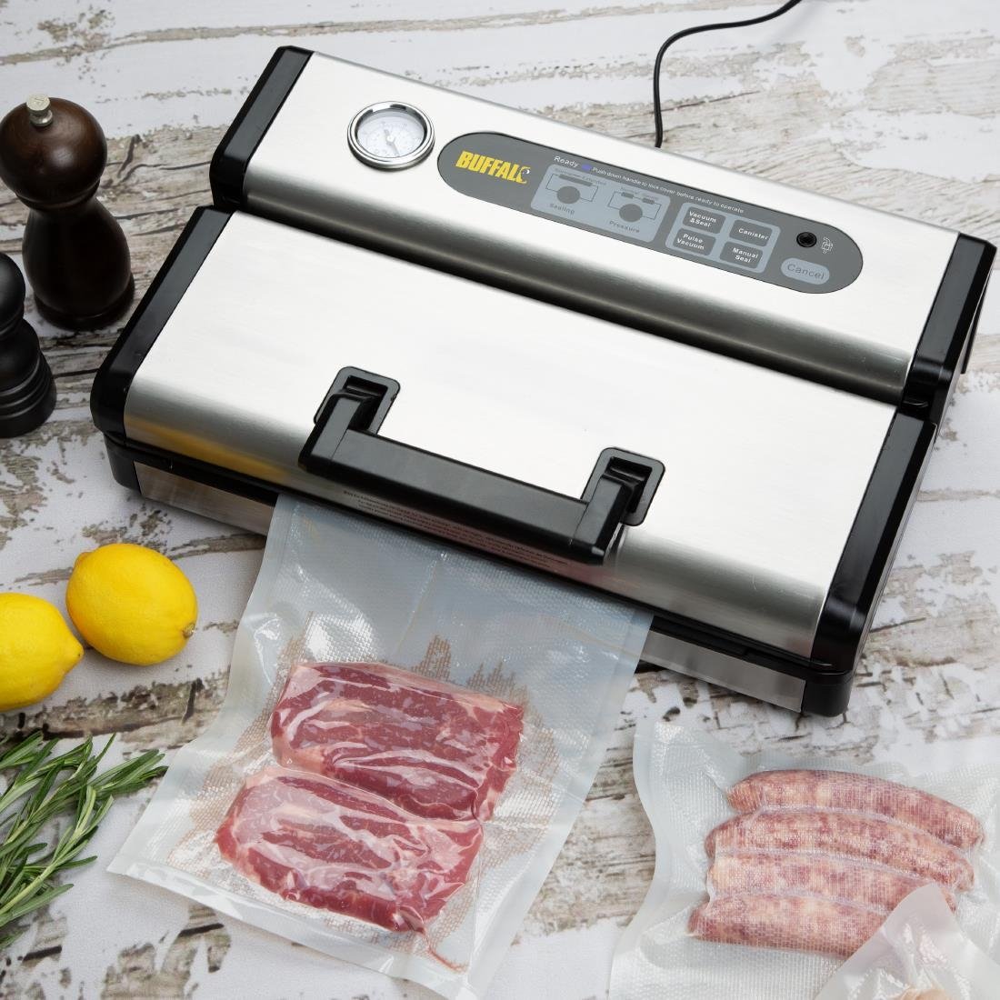 Sacs gaufrés compostables pour machine sous vide Vogue 300x400mm (Lot de 50)