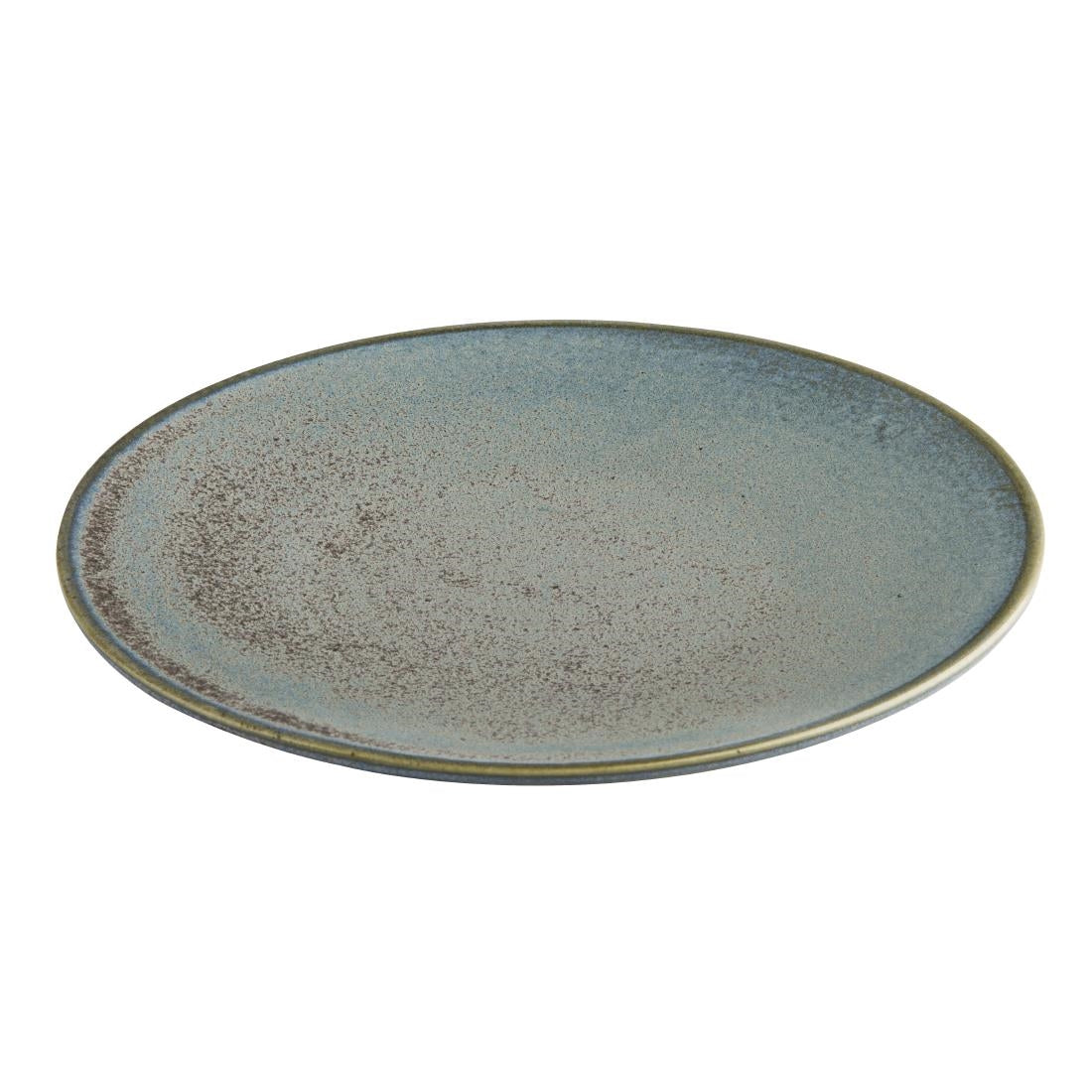 Assiettes plates Olympia Ember Blue 180mm (lot de 6)