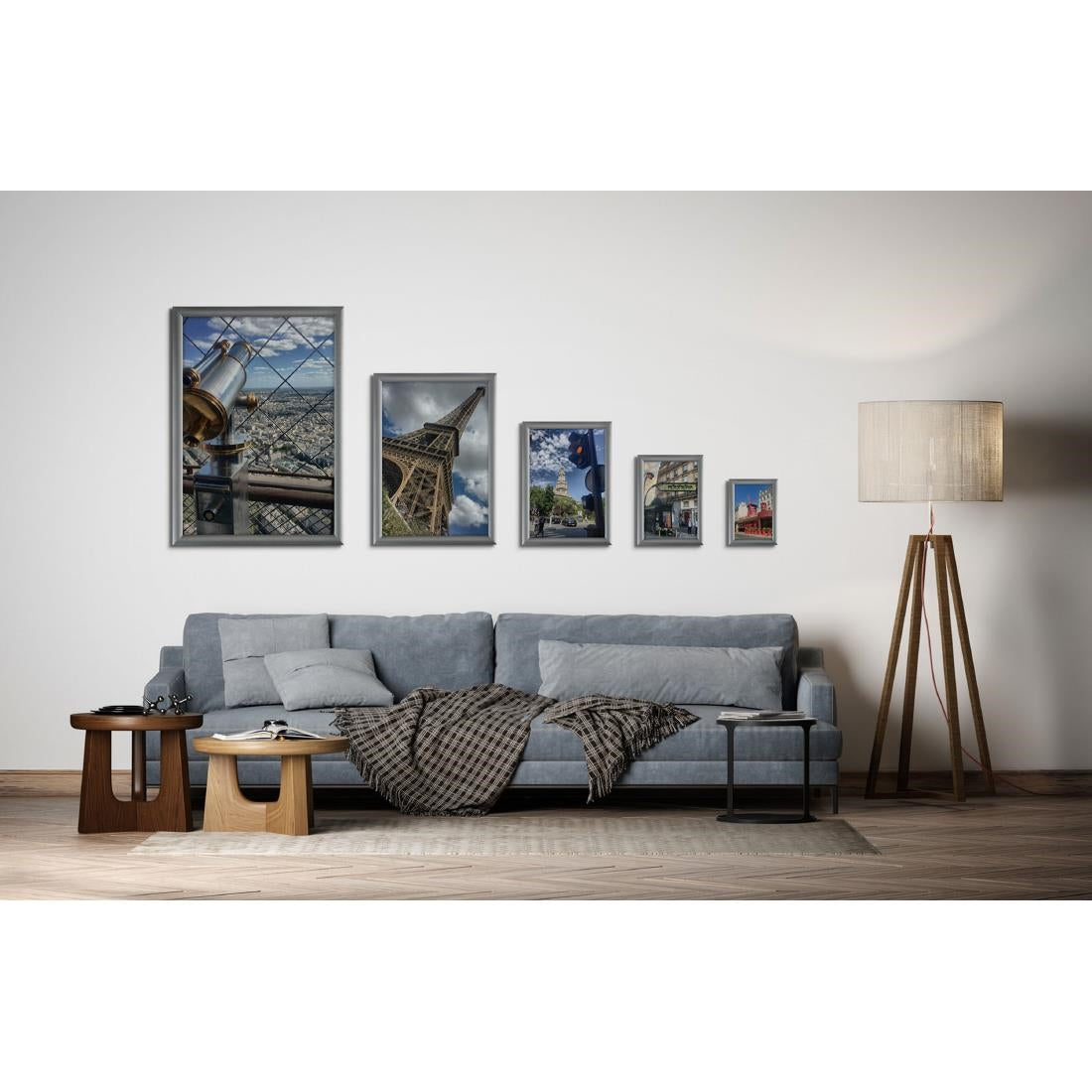 Cadre clipsable en aluminium Europel A3 25mm