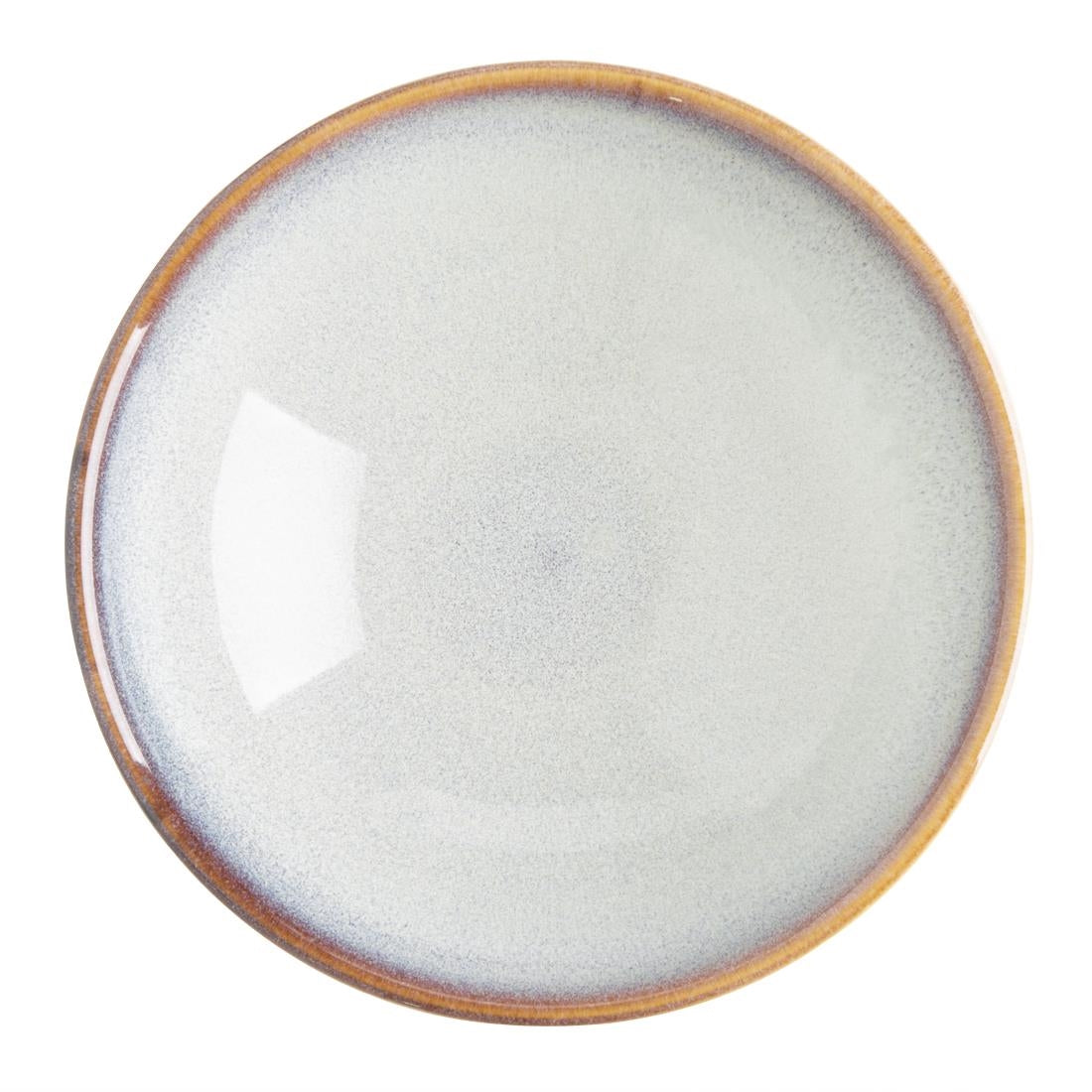 Bols évasés Olympia Drift gris uni 155 mm (Pack de 6)