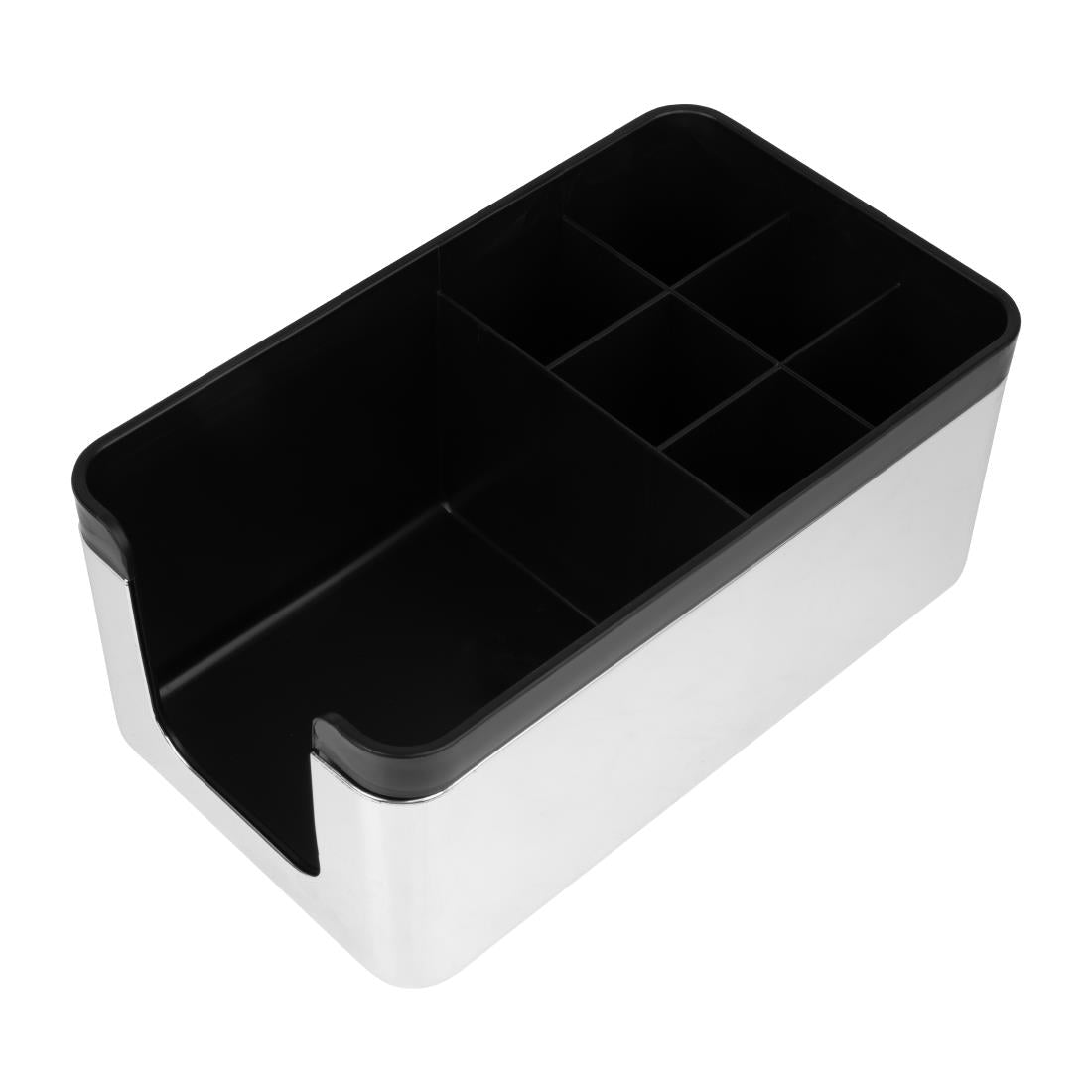 Rangement de bar chromé et ABS Olympia Kristallon