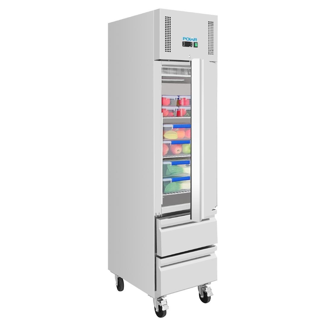 Armoire réfrigérée positive GN slimline 1 porte - NISBETS