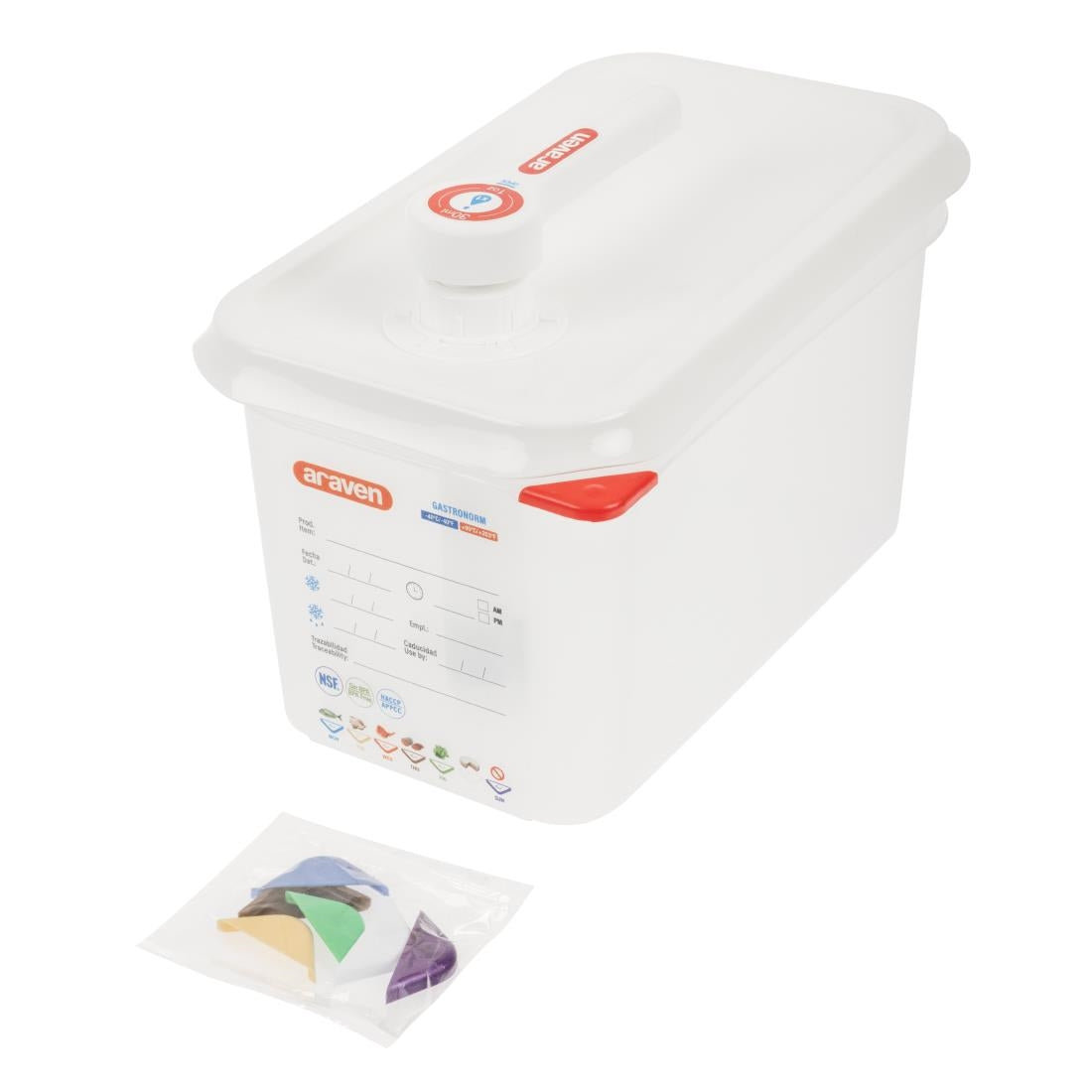 Distributeur de sauce à pompe Araven GN 1/4