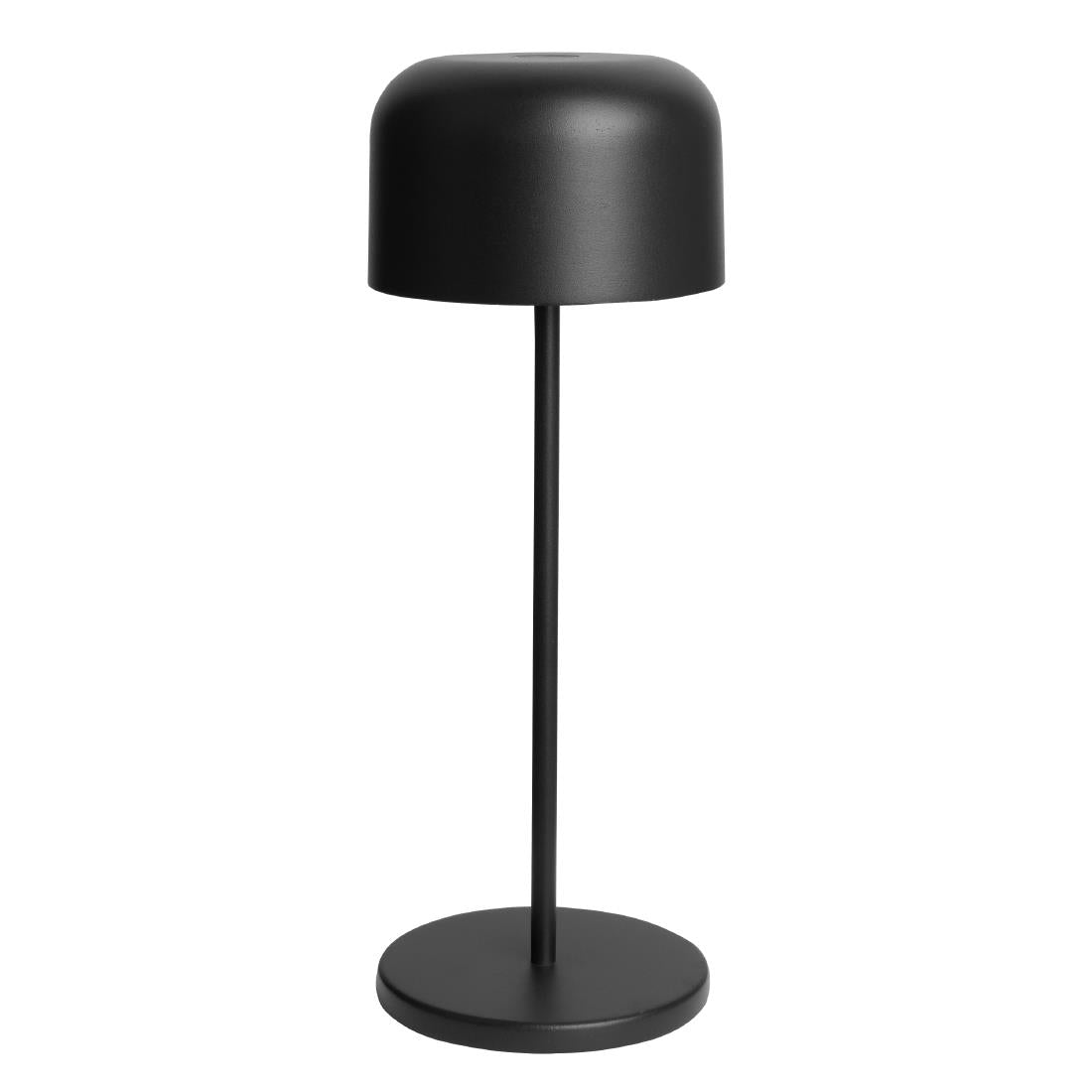 Lampe de table avec abat-jour rond Olympia Lucca noire 300mm