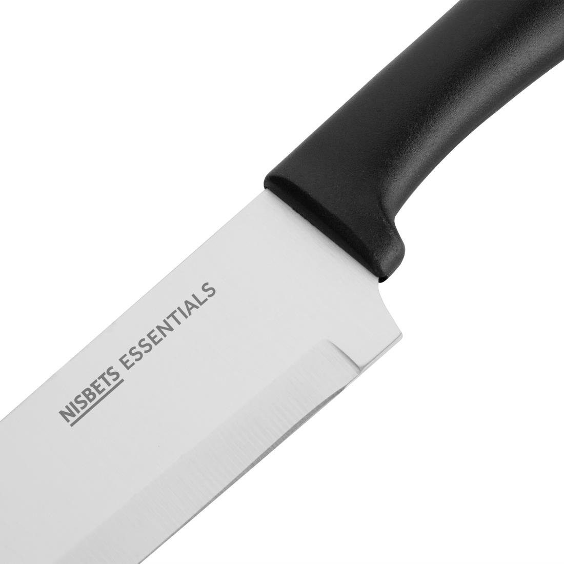 Couteau de cuisine Nisbets Essentials noir 20 cm - NISBETS