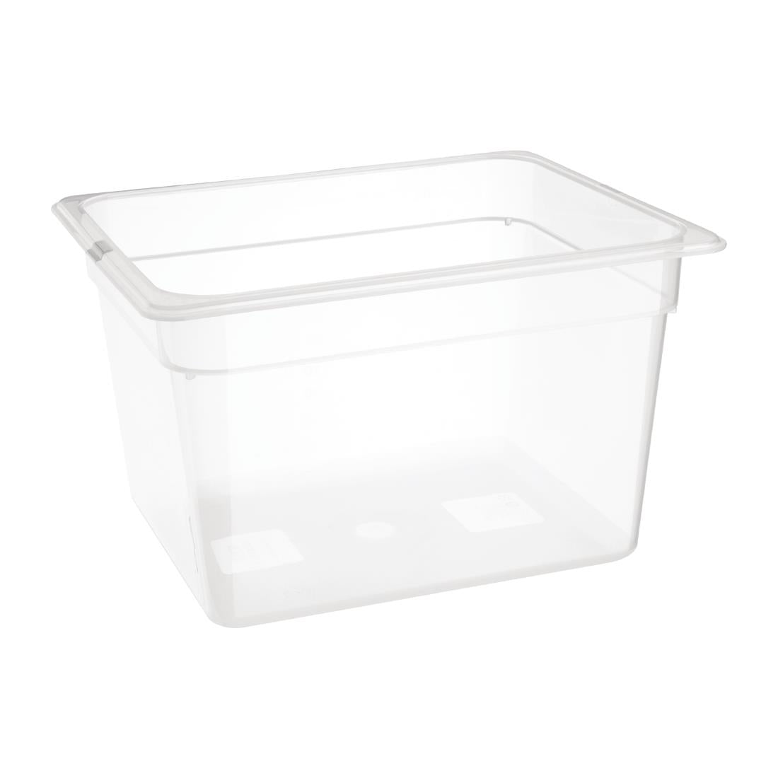 Bac en polypropylène GN 1/2 sans couvercle Nisbets Essentials 200mm