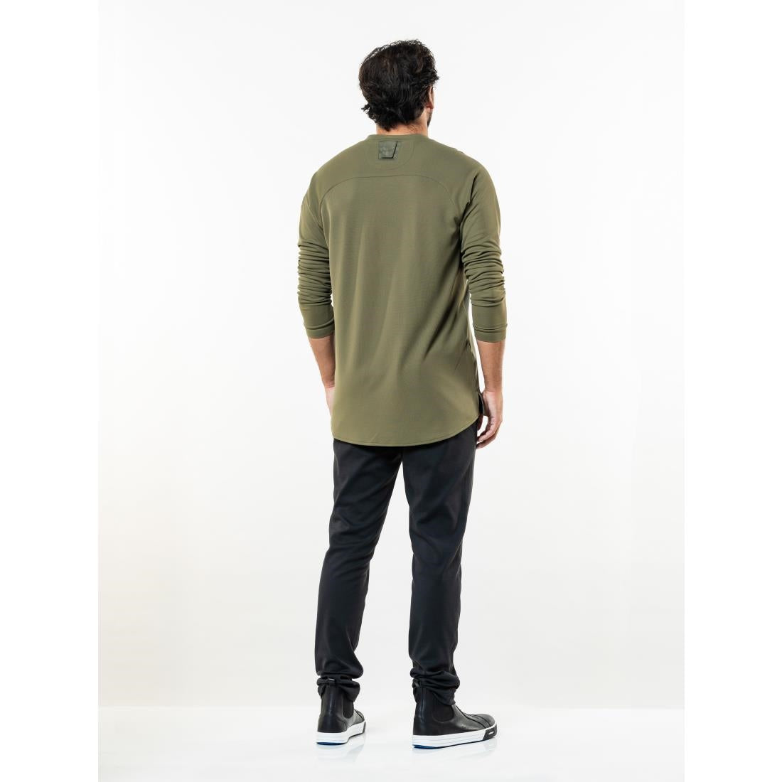 T-shirt mixte manches longues Chaud Devant Valente UFX vert - Taille L