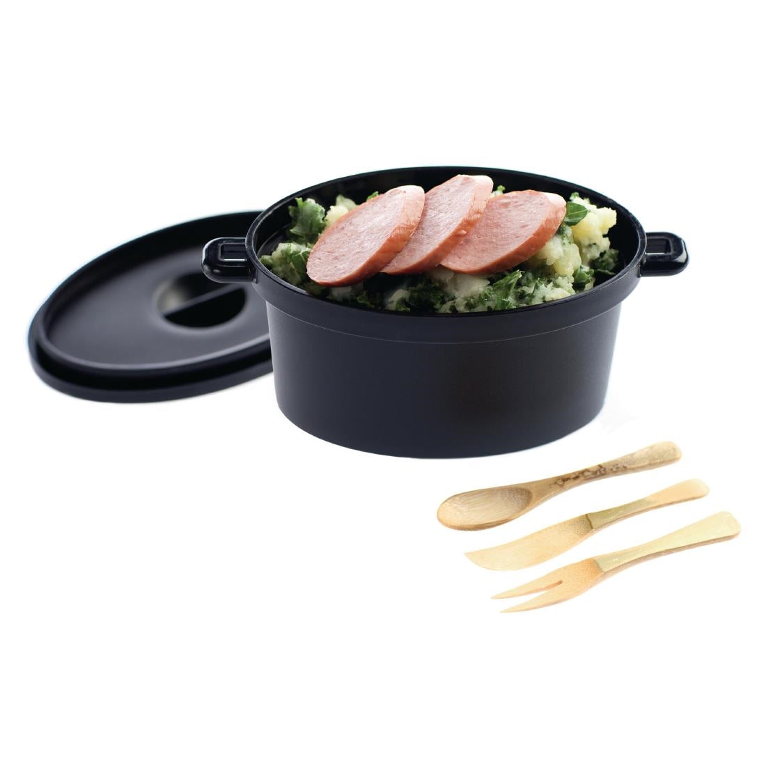 Couteau en bambou Sier Disposables 90 mm (lot de 30)