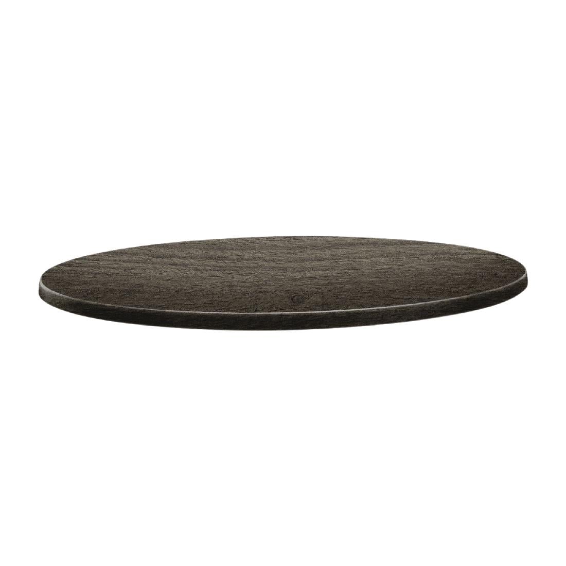 Plateau de table rond Topalit Classic Line 70cm timber - NISBETS