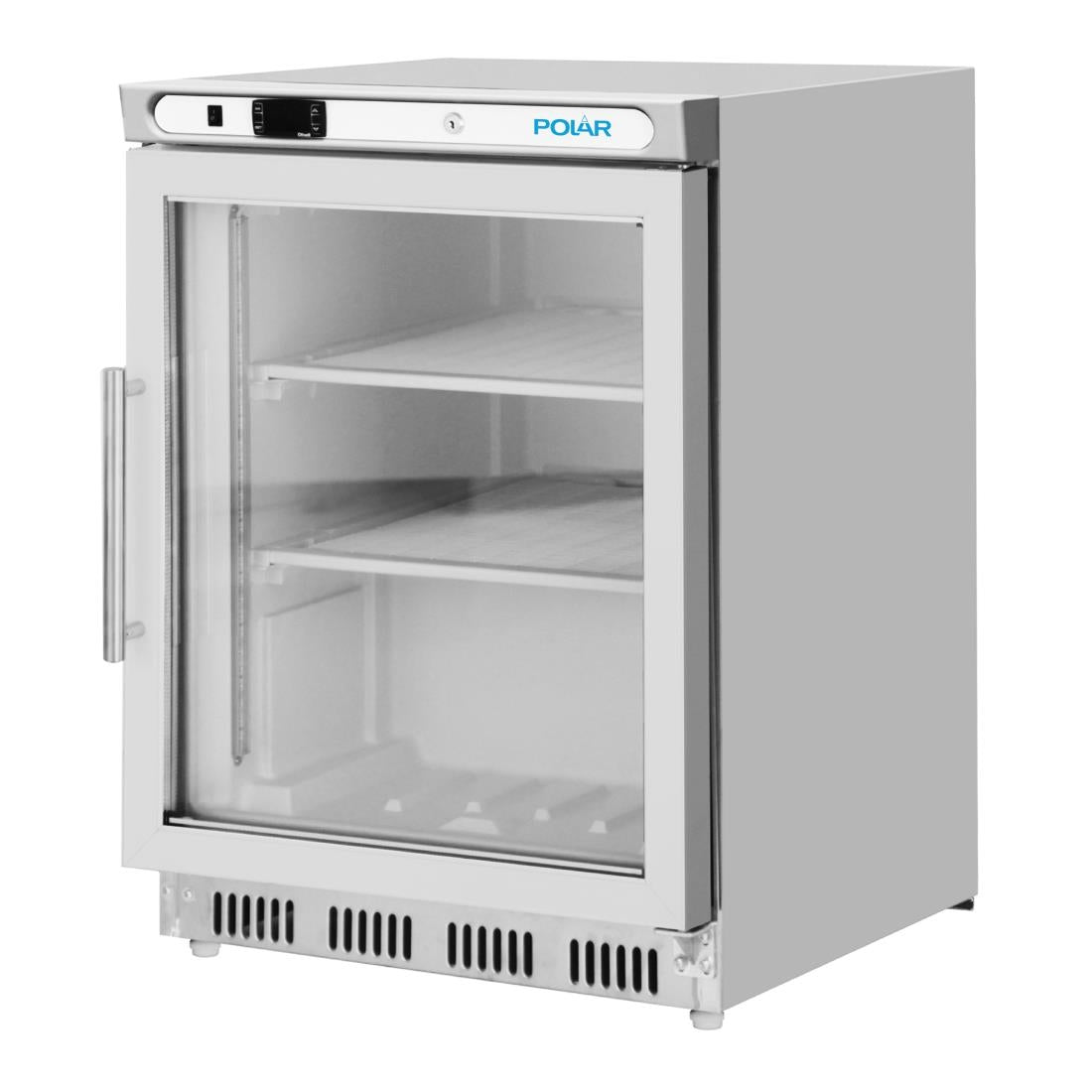 Vitrine réfrigérée négative de comptoir Polar Série C inox 129L