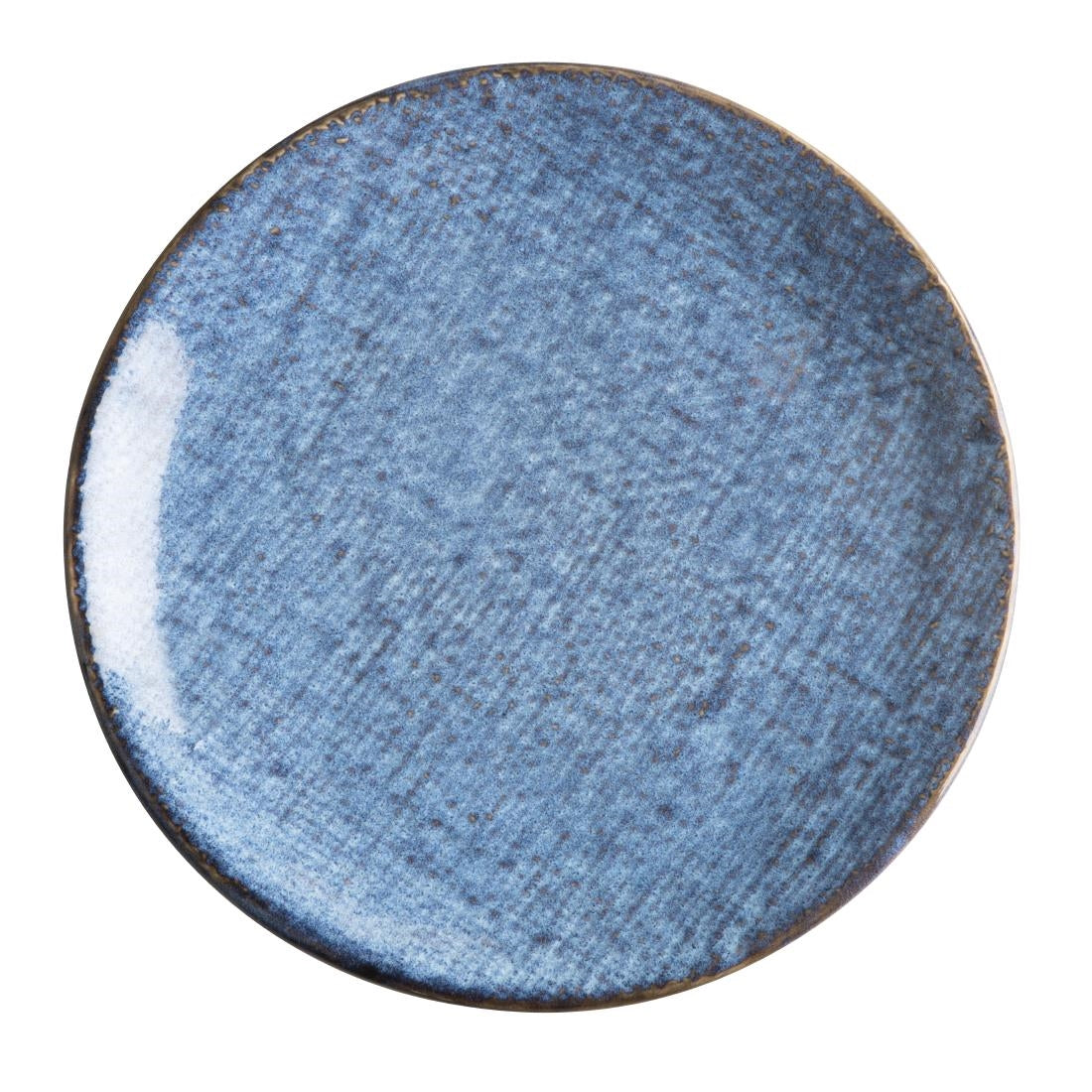 Assiettes plates Olympia Denim Blue 180 mm (lot de 6)