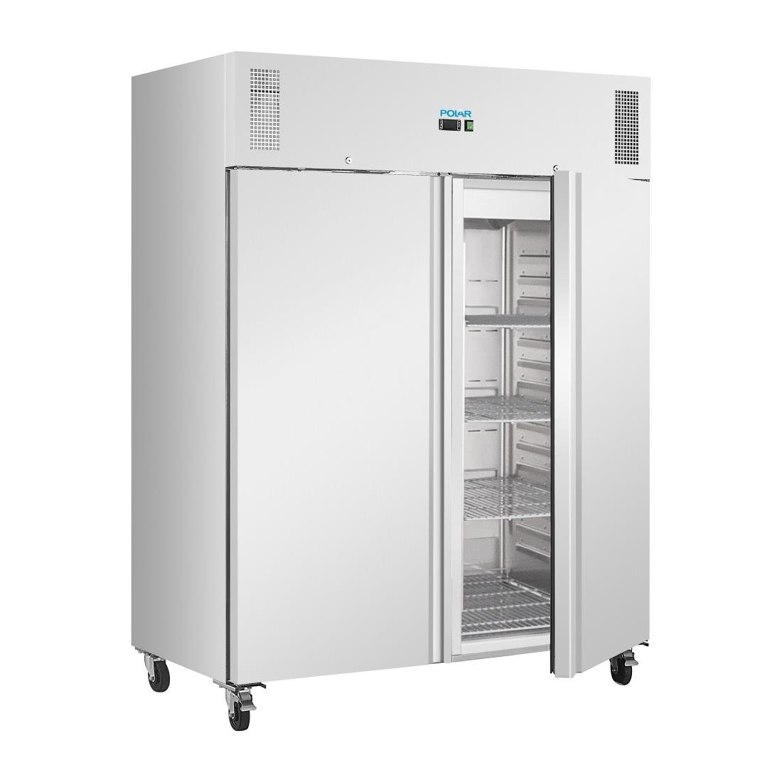 Armoire réfrigérée positive OU négative deux portes Polar série U 1300L - NISBETS