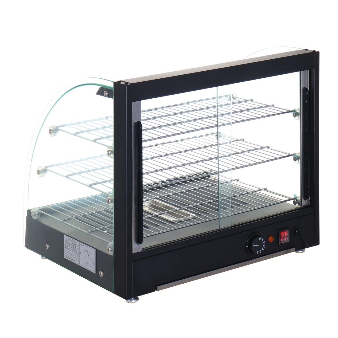 Vitrine chauffante Nisbets Essentials 82L