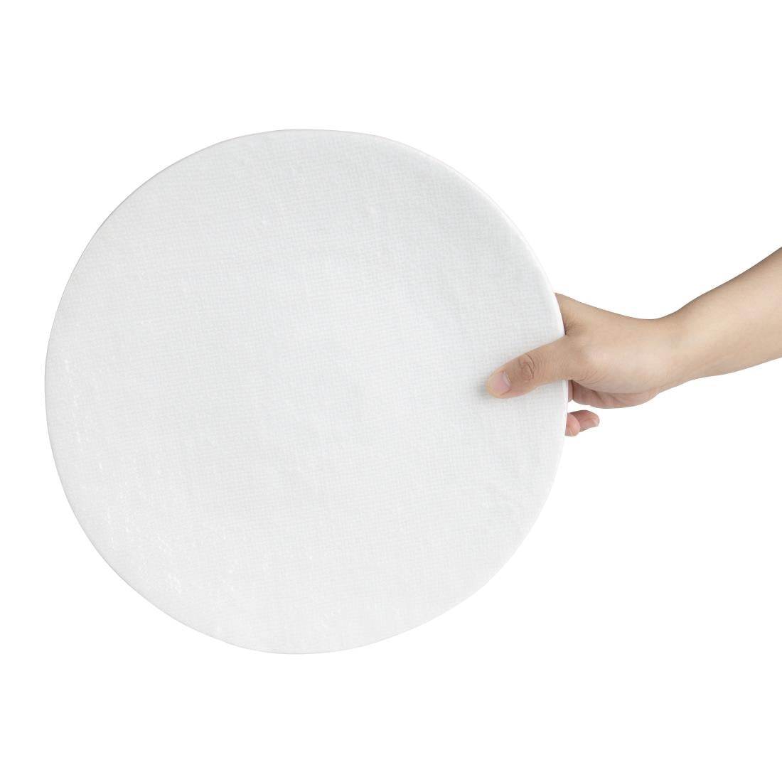 Assiettes plates Olympia Denim White 285 mm (lot de 4)