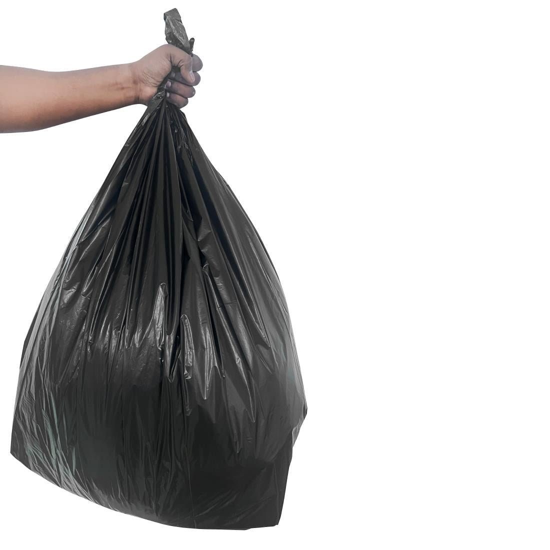 Sacs poubelle résistants Jantex noirs 70L (lot de 100)