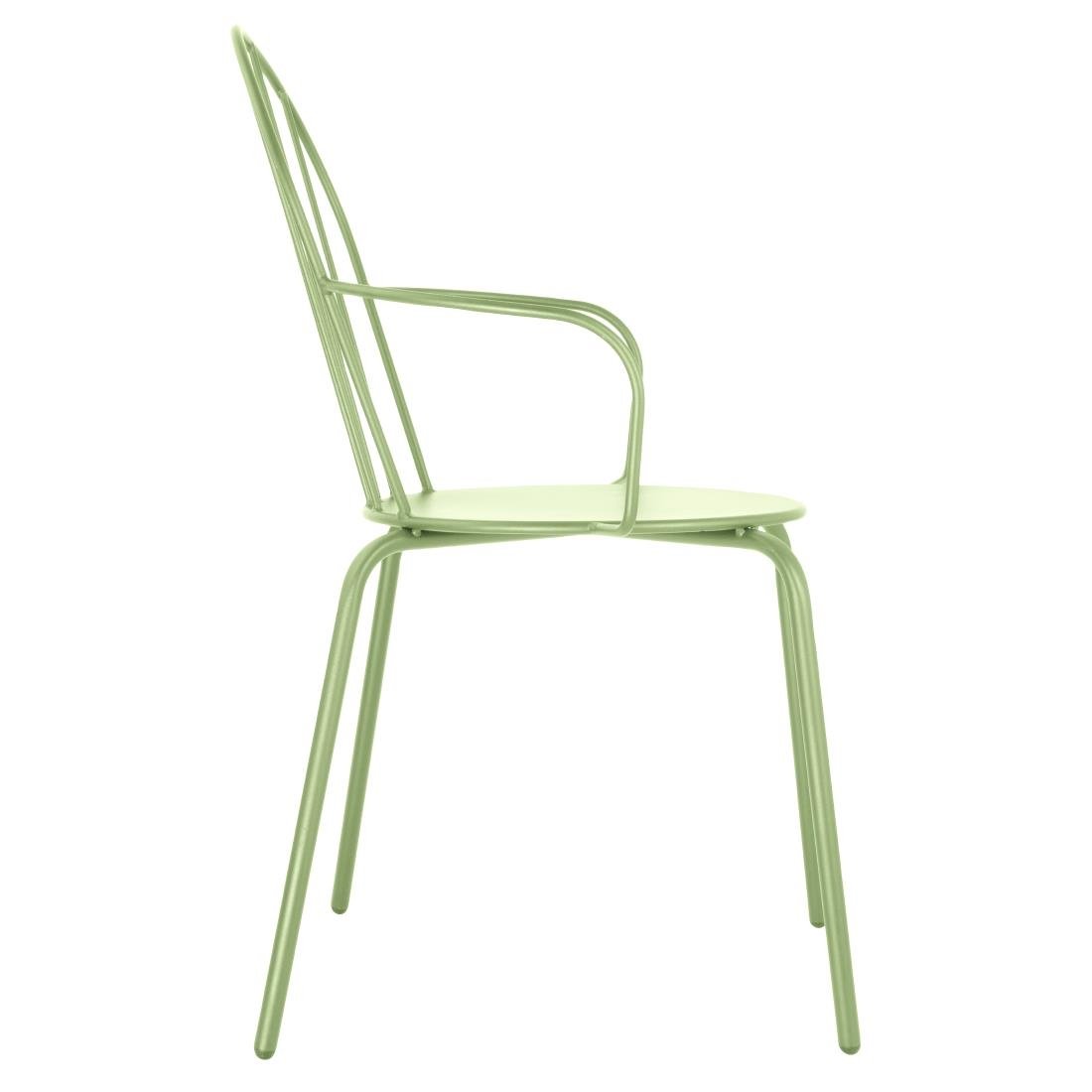 Fauteuils Bolero Adeline vert clair (lot de 4) - NISBETS