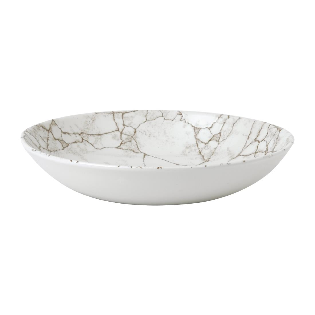 Assiettes coupes rondes Studio Prints Kintsugi Agate Grey 248mm (Lot de 12)