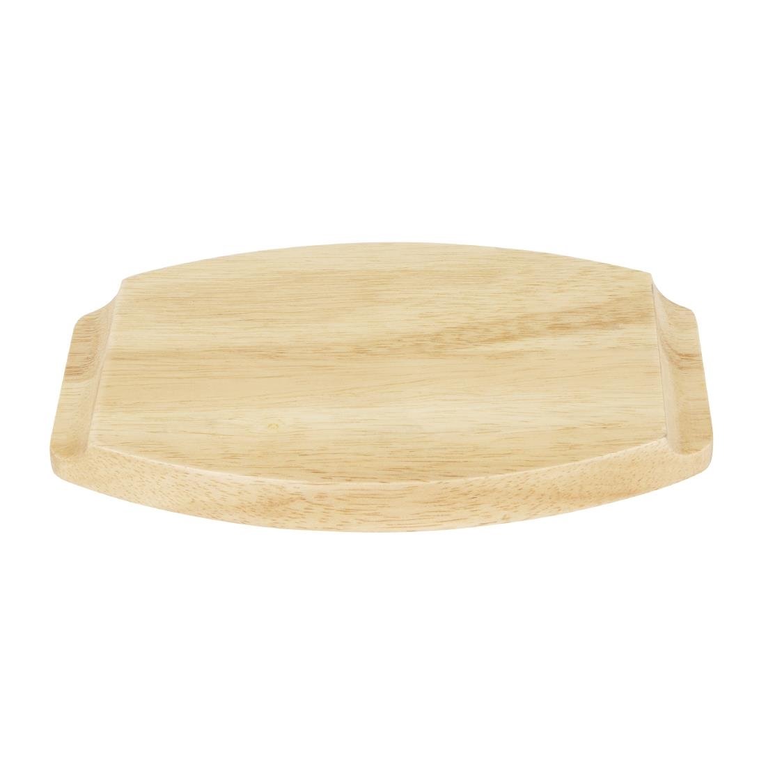 Planche en hévéa pour plat ovale en fonte Olympia 230x135mm pour FW818