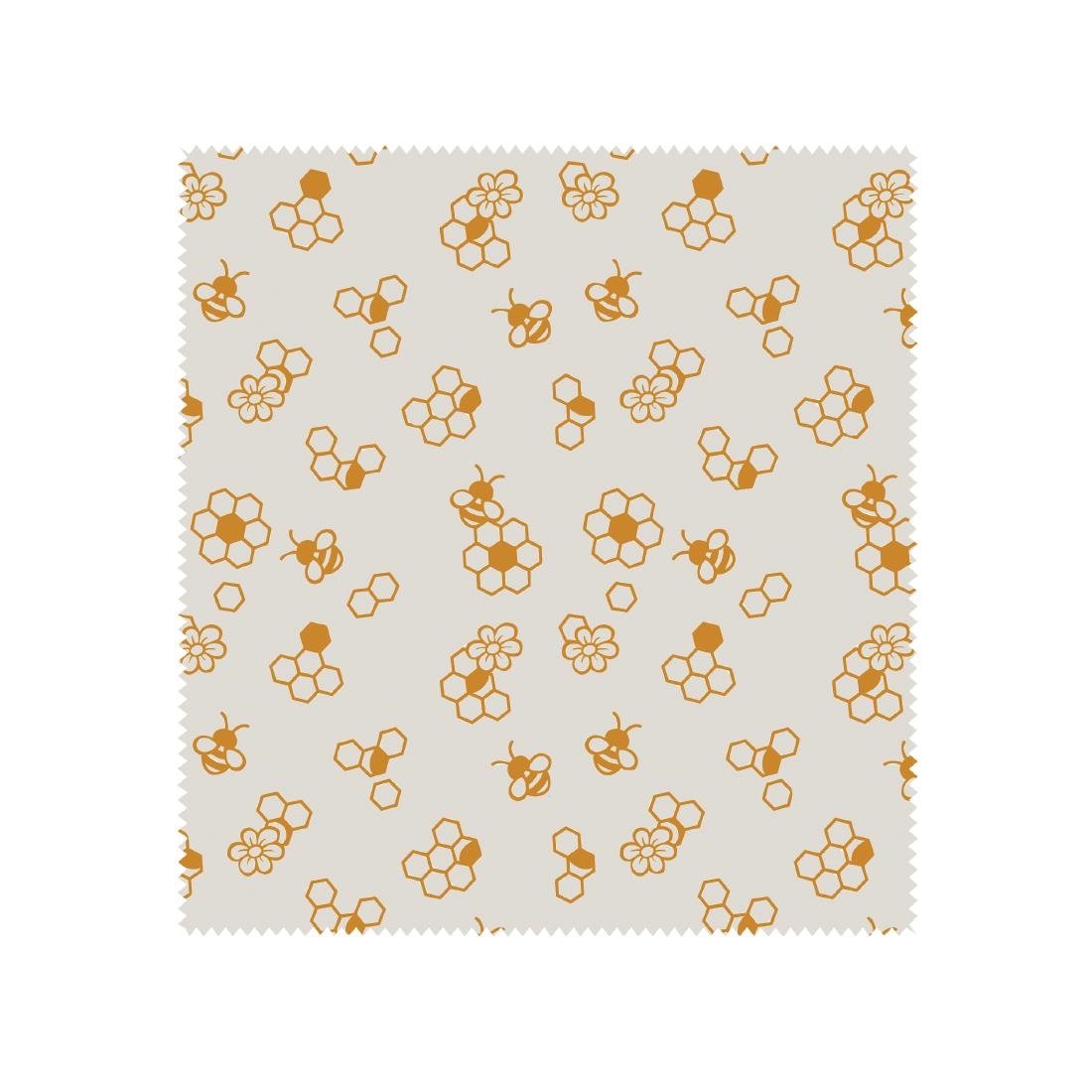 Feuilles d'emballage alimentaire à la cire d'abeille Nuts taille S (lot de 10) - NISBETS