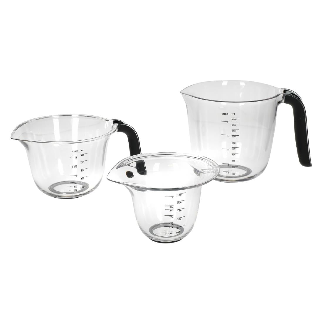 Pichets doseurs KitchenAid noirs (lot de 3)