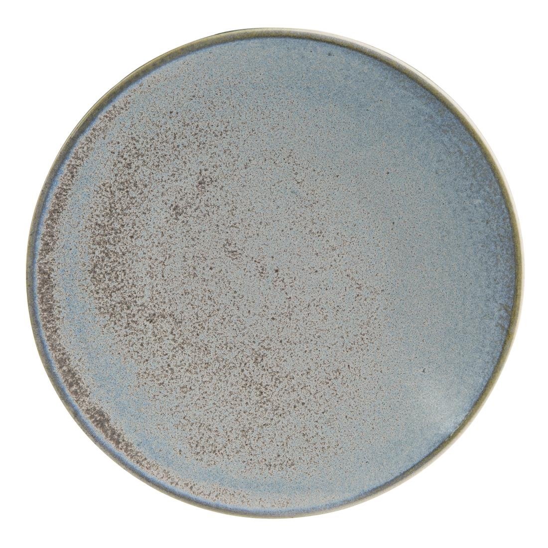 Assiettes plates Olympia Ember Blue 180mm (lot de 6)
