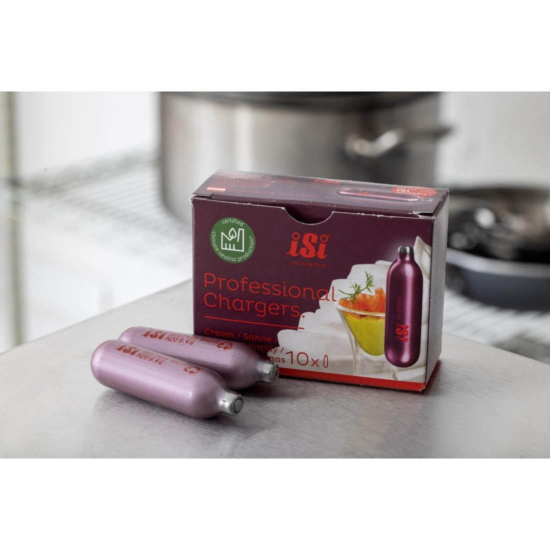 Recharges pour siphon à chantilly ISI (Lot de 10)