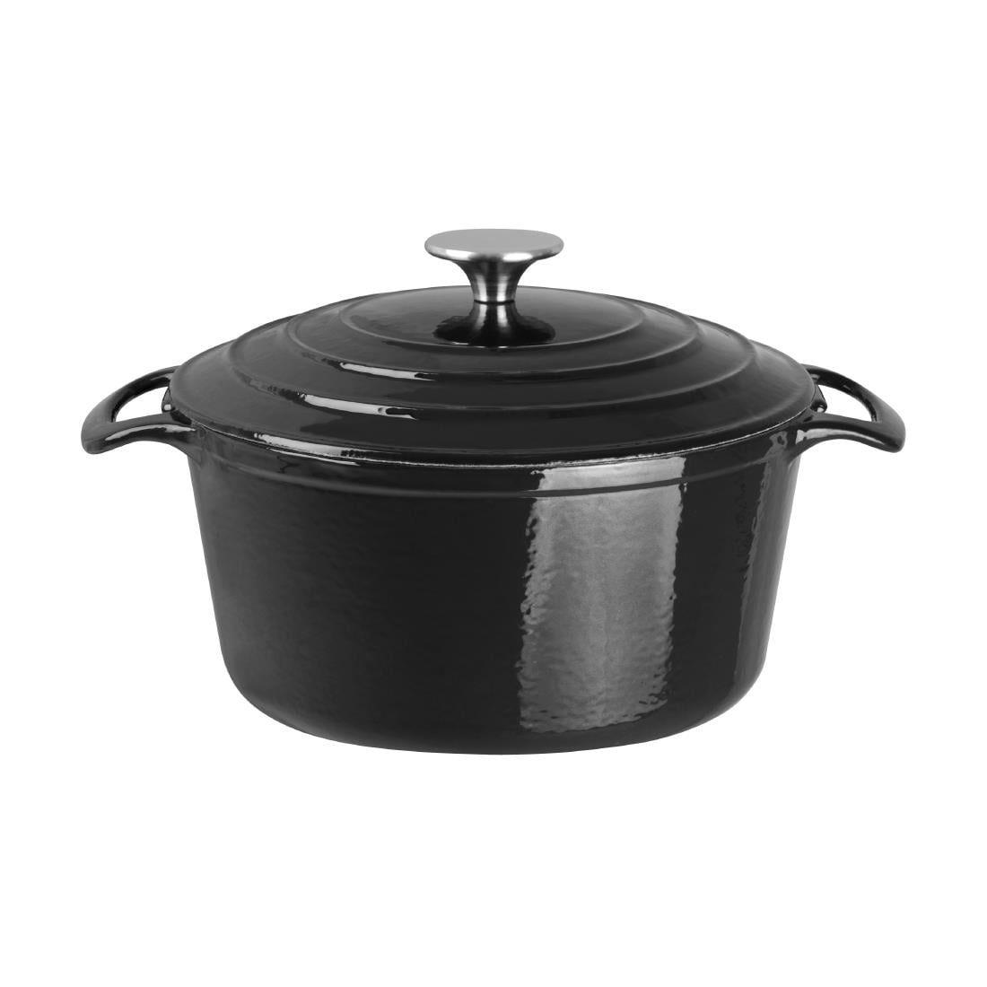 Ensemble 1 cocotte et 1 plat à rôtir en fonte Vogue Cook Like A Pro - NISBETS