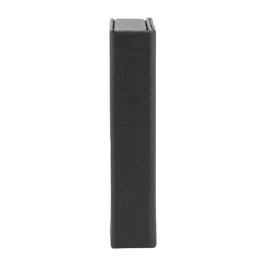 Coffret porte-addition en cuir Securit Trendy noir