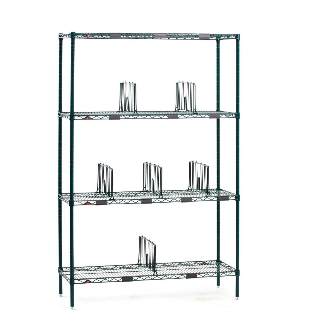 Séparateurs d'étagère Super Erecta Metro 460 x 203mm (lot de 4) - NISBETS