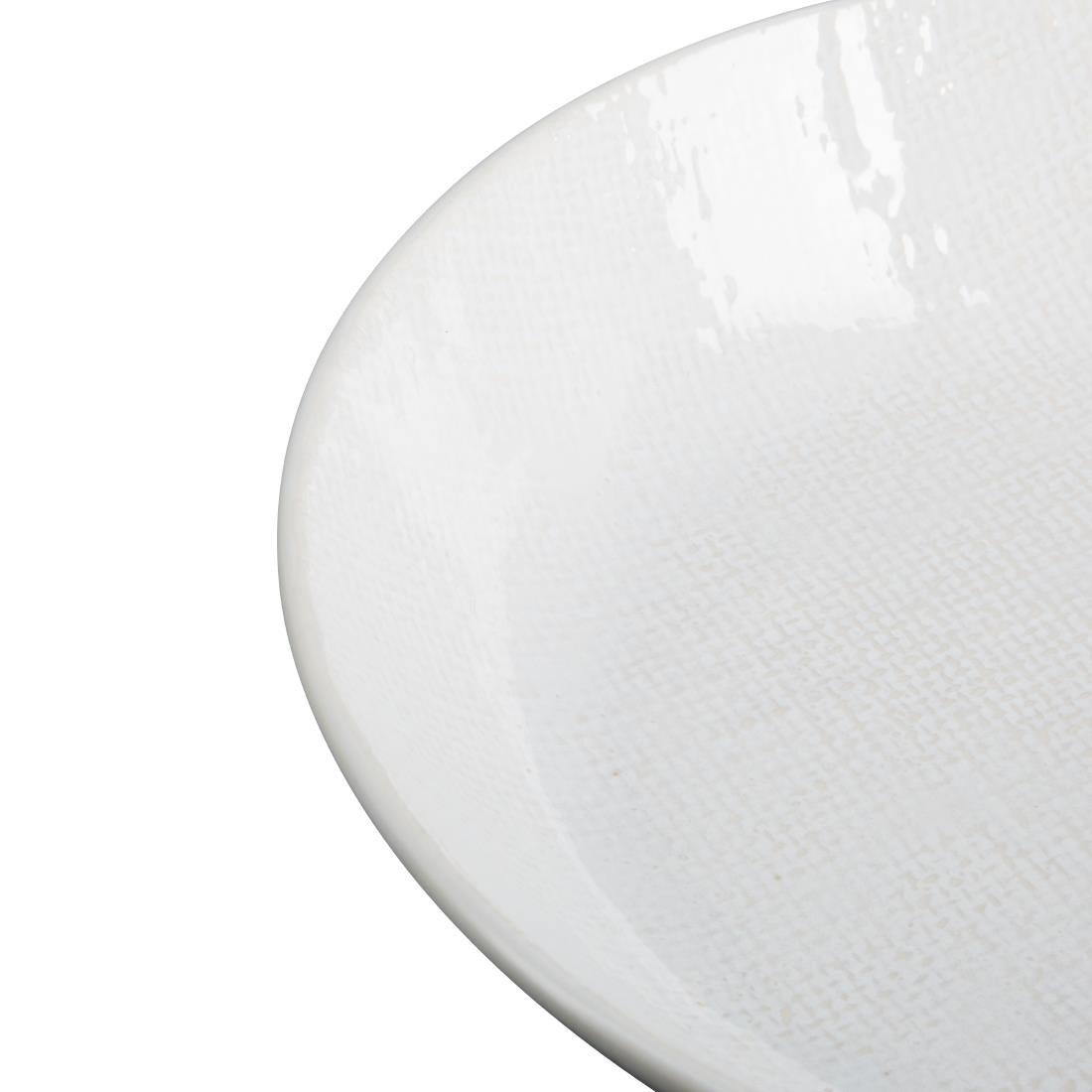 Bols plats Olympia Denim White 220 mm (lot de 6)