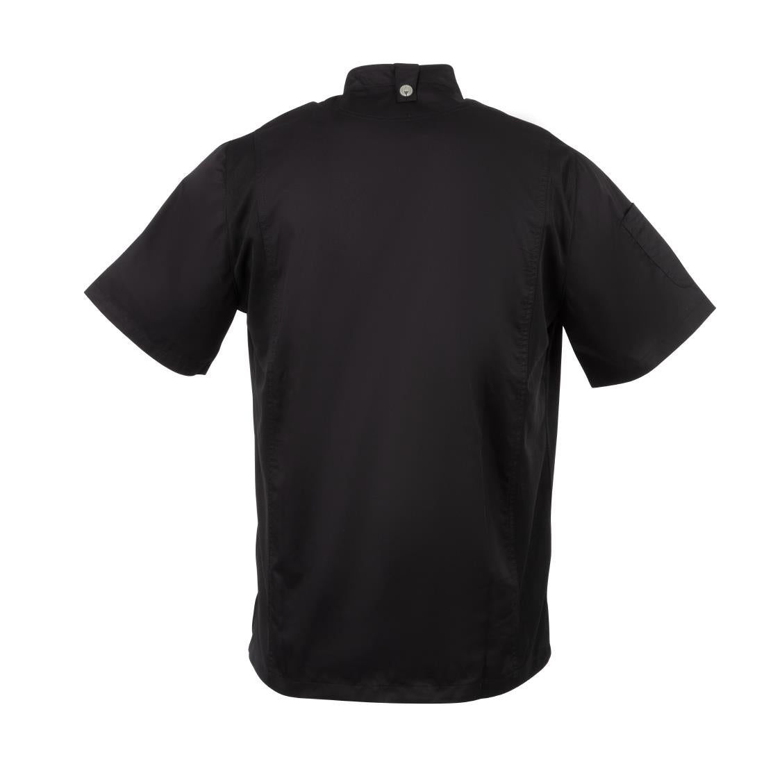 Veste de cuisine mixte Cool Vent Chef Works Urban Springfield noire - NISBETS