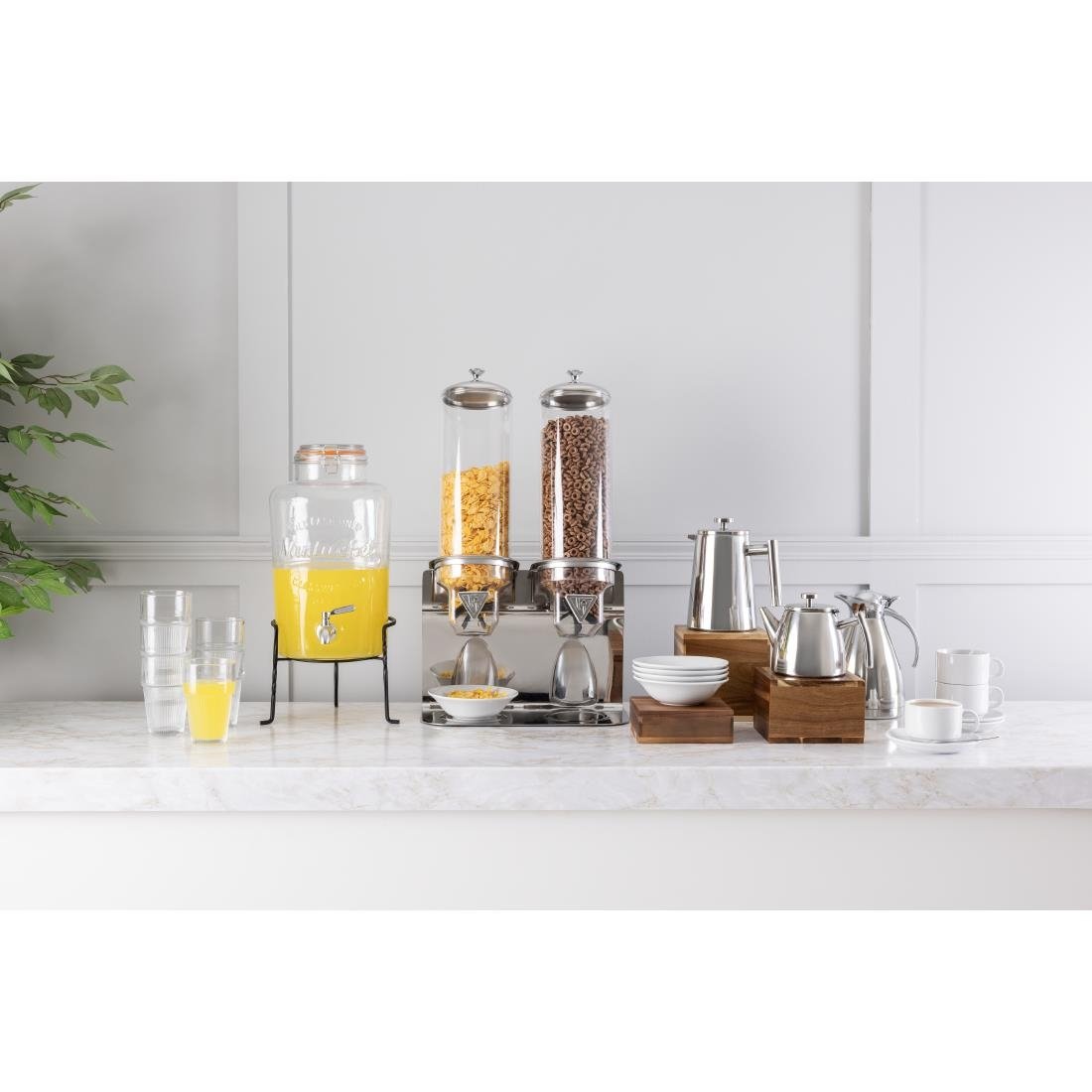 Distributeur de céréales Olympia double 2x 4L