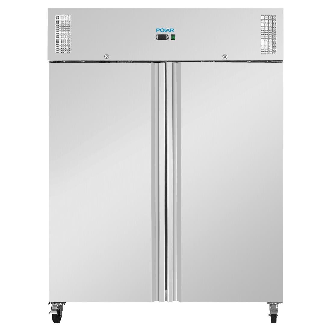 Armoire réfrigérée positive OU négative deux portes Polar série U 1300L - NISBETS