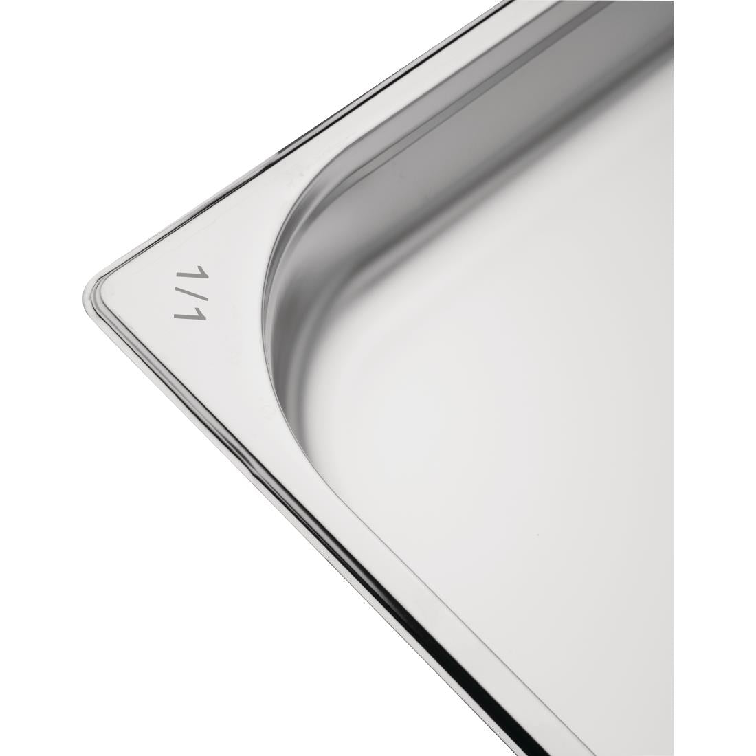 Bacs GN 1/1 inox 65mm Nisbets Essentials (lot de 3)