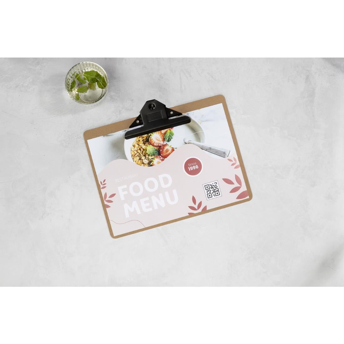 Porte-bloc panneau en fibre de bois Europel A4 paysage 297 x 210 mm