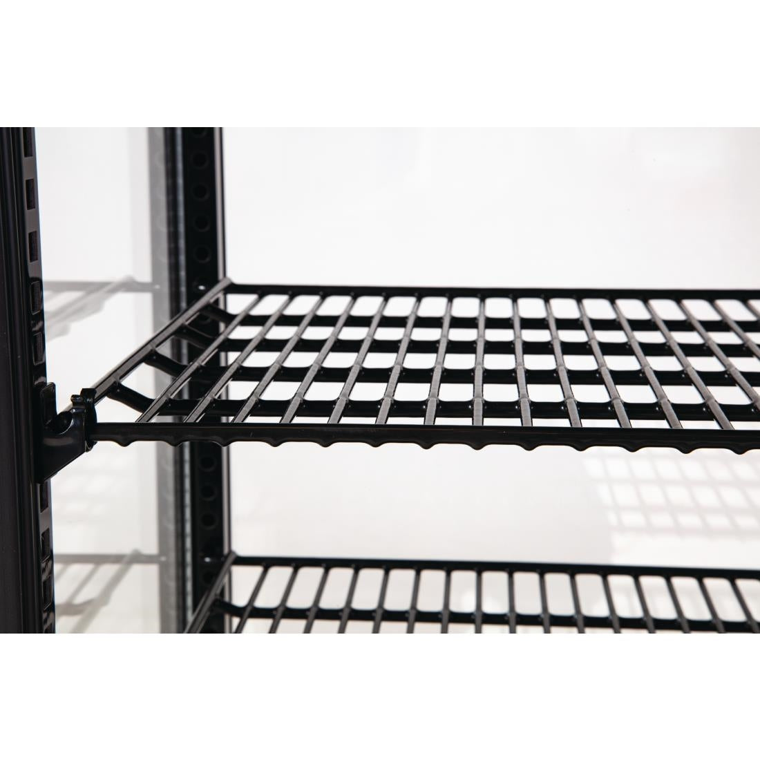 Vitrine réfrigérée économe en énergie Polar série C noire 68L