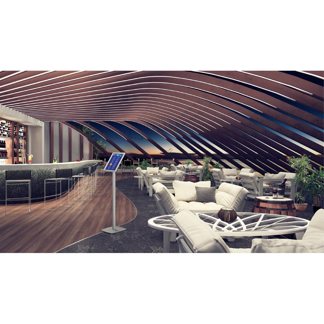 Porte-affiche Europel avec cadre clipsable A4 25mm