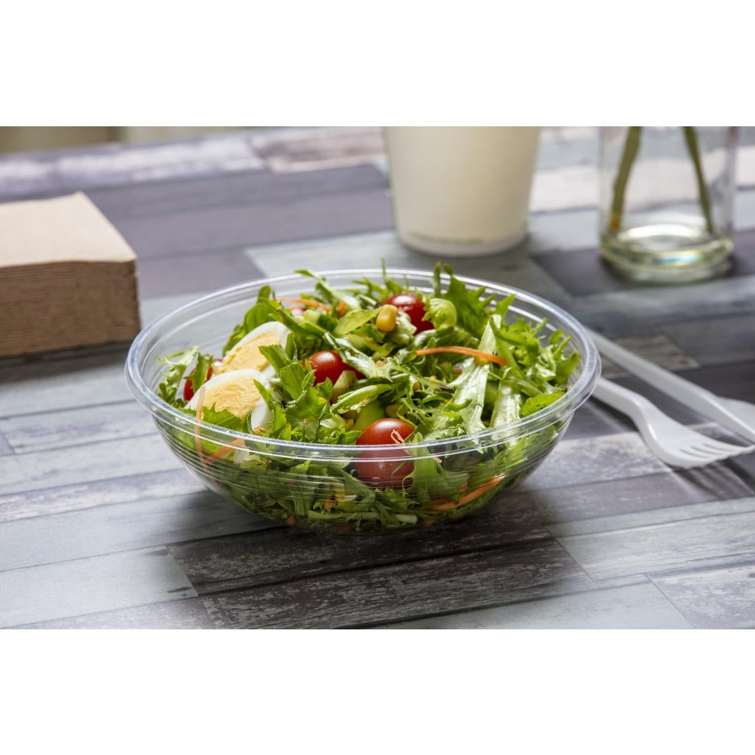Bols salade PLA compostables série 185 Vegware - NISBETS
