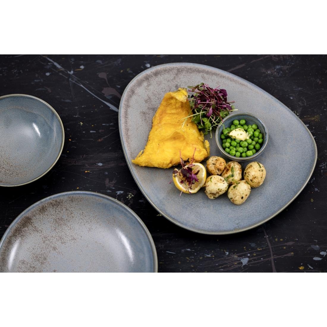 Pots à sauce Olympia Ember Blue 78 mm (lot de 8)