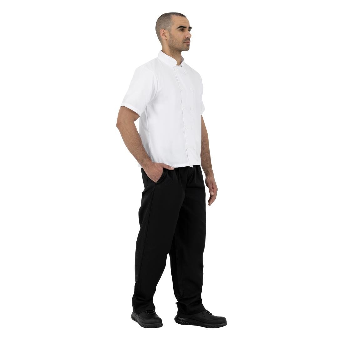 Lot de 2 vestes de cuisine blanches Nisbets Essentials - Taille L