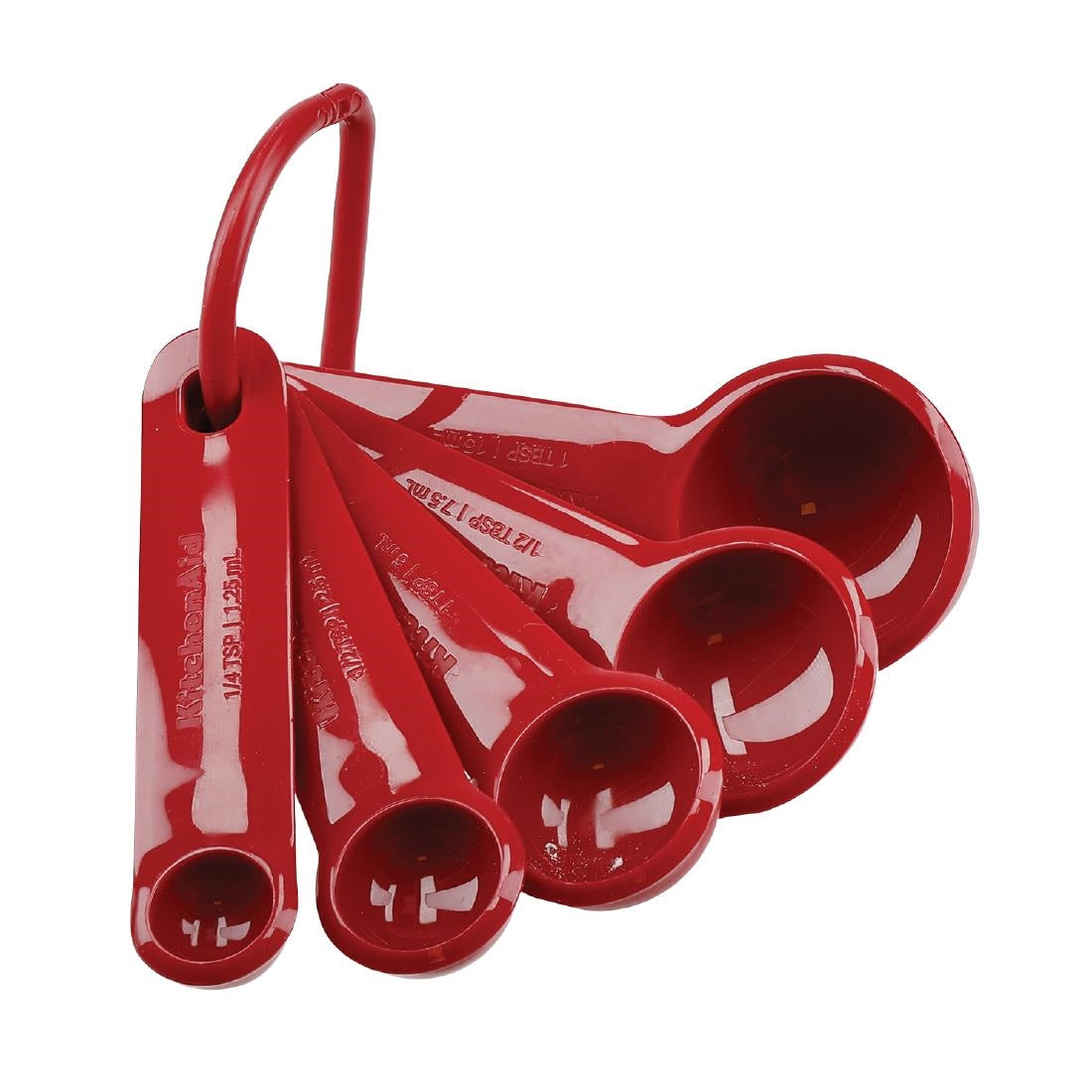 Cuillères doseuses KitchenAid rouge empire (lot de 5)