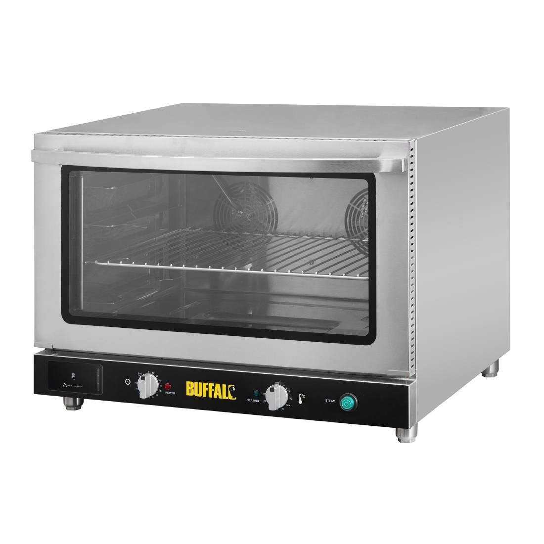 Four pâtissier à convection 4 niveaux avec humidificateur Buffalo 100 L triphasé - NISBETS
