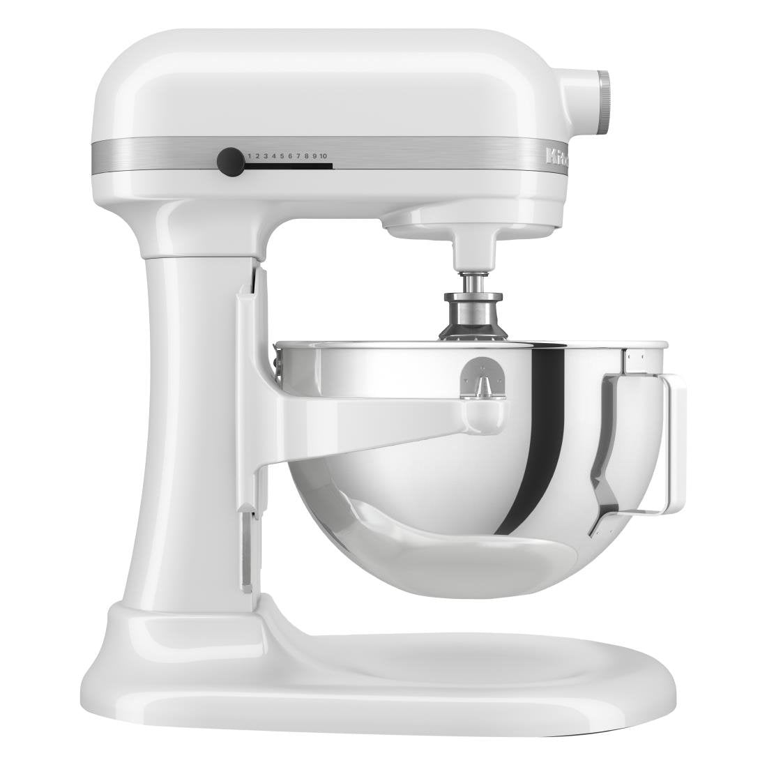 Robot pâtissier professionnel à bol relevable KitchenAid 5,2 L blanc - NISBETS