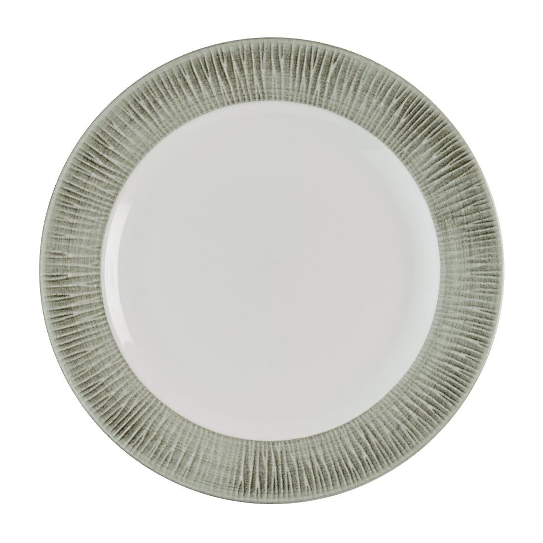 Assiettes classiques Churchill Bamboo Ceramic Spinwash Alpine 157mm (Lot de 12)