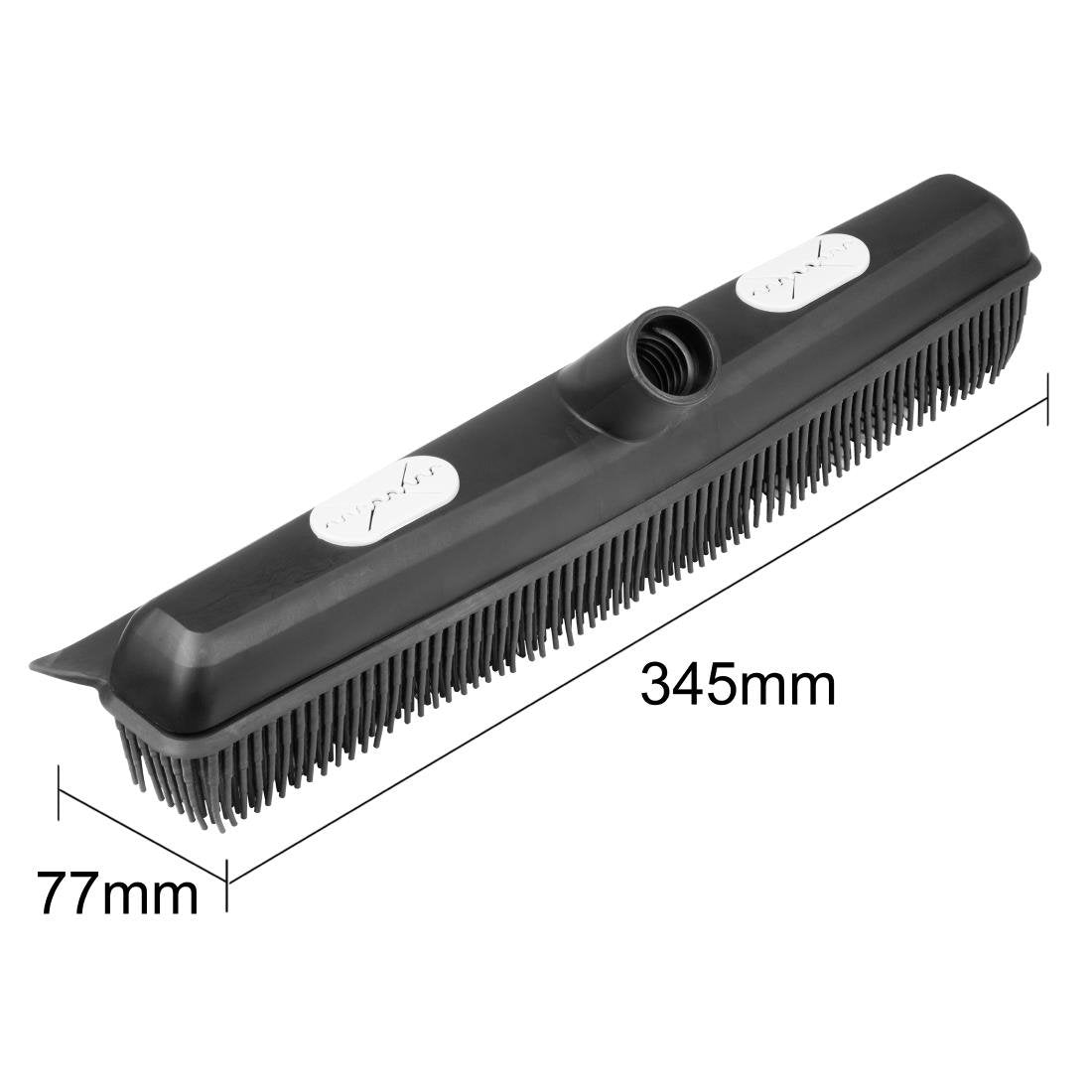 Tête de balai en caoutchouc Jantex Connect noire 340 mm - NISBETS