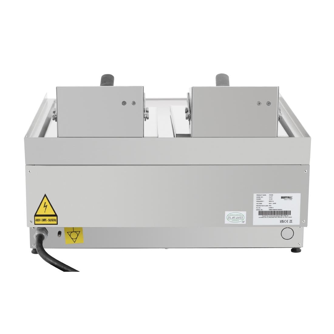 Friteuse électrique double Buffalo Série 600 2 x 8L