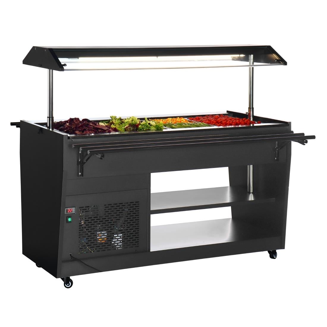 Buffet réfrigéré Polar série G noir - NISBETS